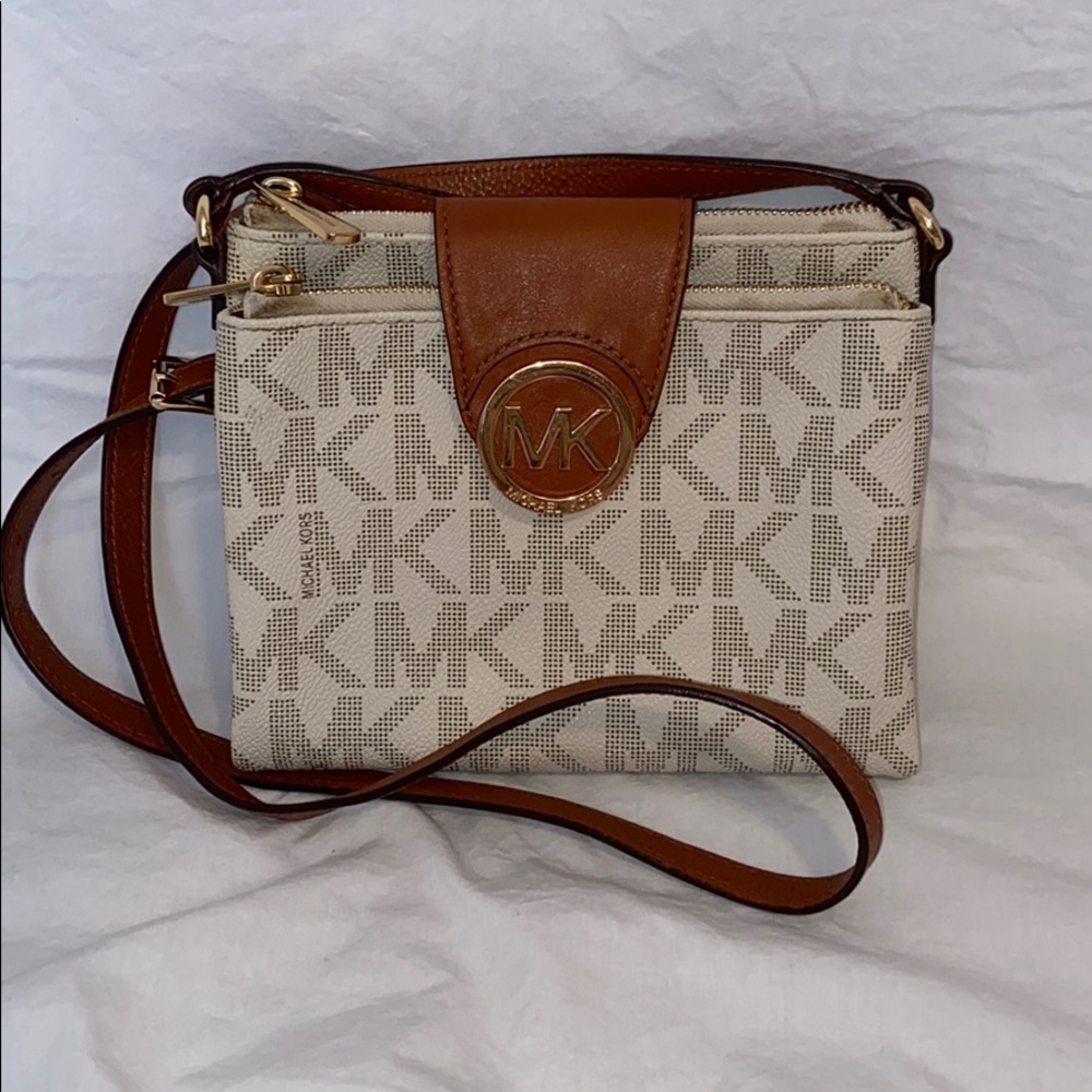 Michael Kors monogram crossbody bag